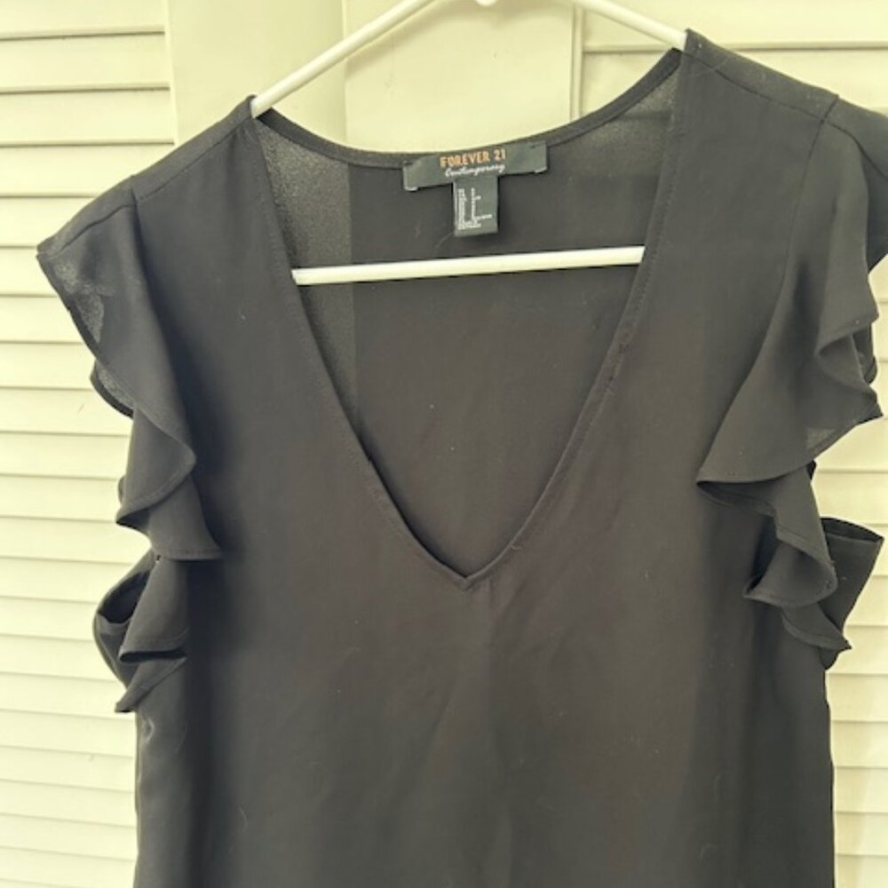 Forever 21 Black Blouse